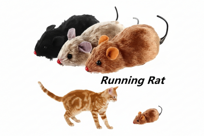 lifelike running rat