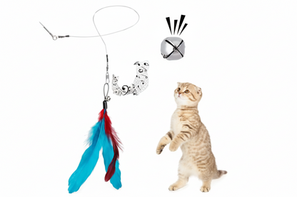 11 pcs cat stick toy